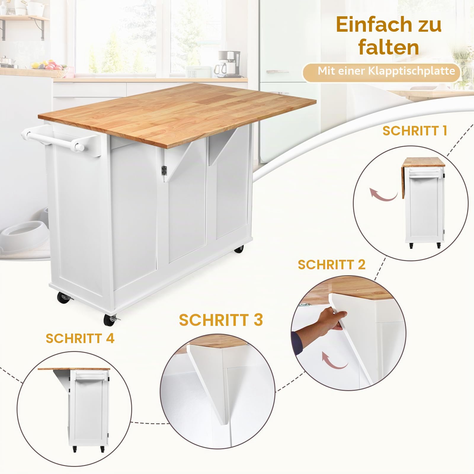komfotteu-k-cheninsel-mit-arbeitsplatte-k-chenwagen-holz-wei-136x76x91-cm image 3