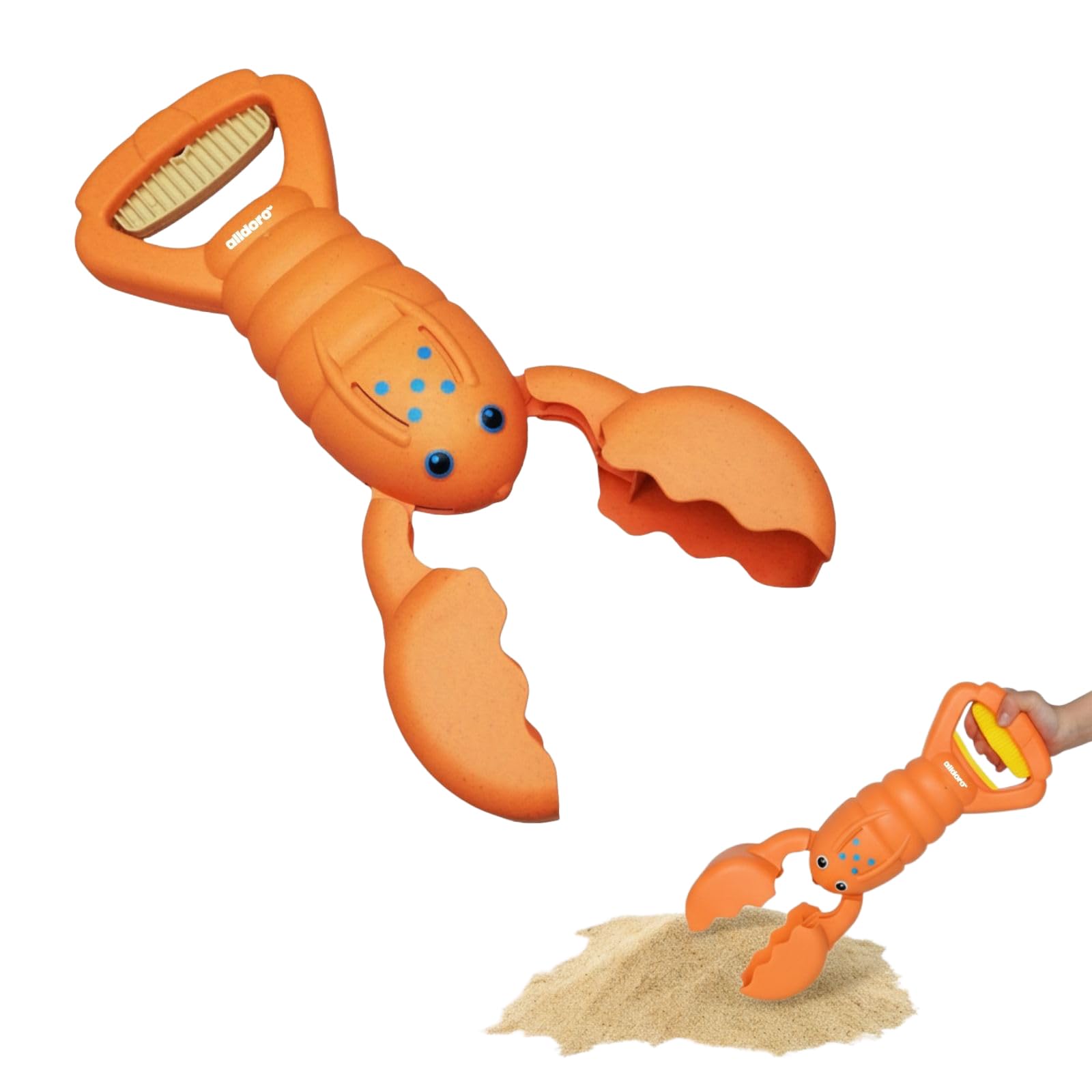 alldoro-sandgreifer-hummer-34-cm-sandkasten-krabbe-orange image 1