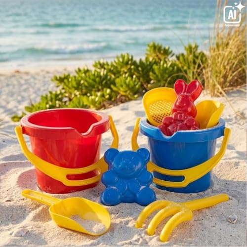 dantoy-classic-eimer-und-schaufel-sandset-4-teilig-mit-sandform image 6
