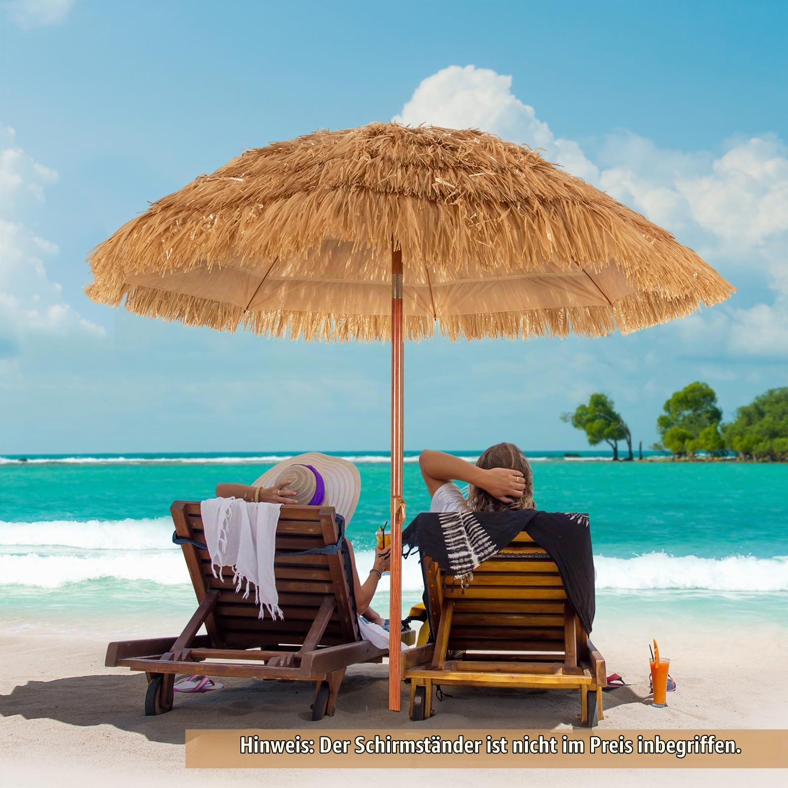 komfotteu-hawaii-sonnenschirm-strohschirm-knickbar-ohne-st-nder image 7
