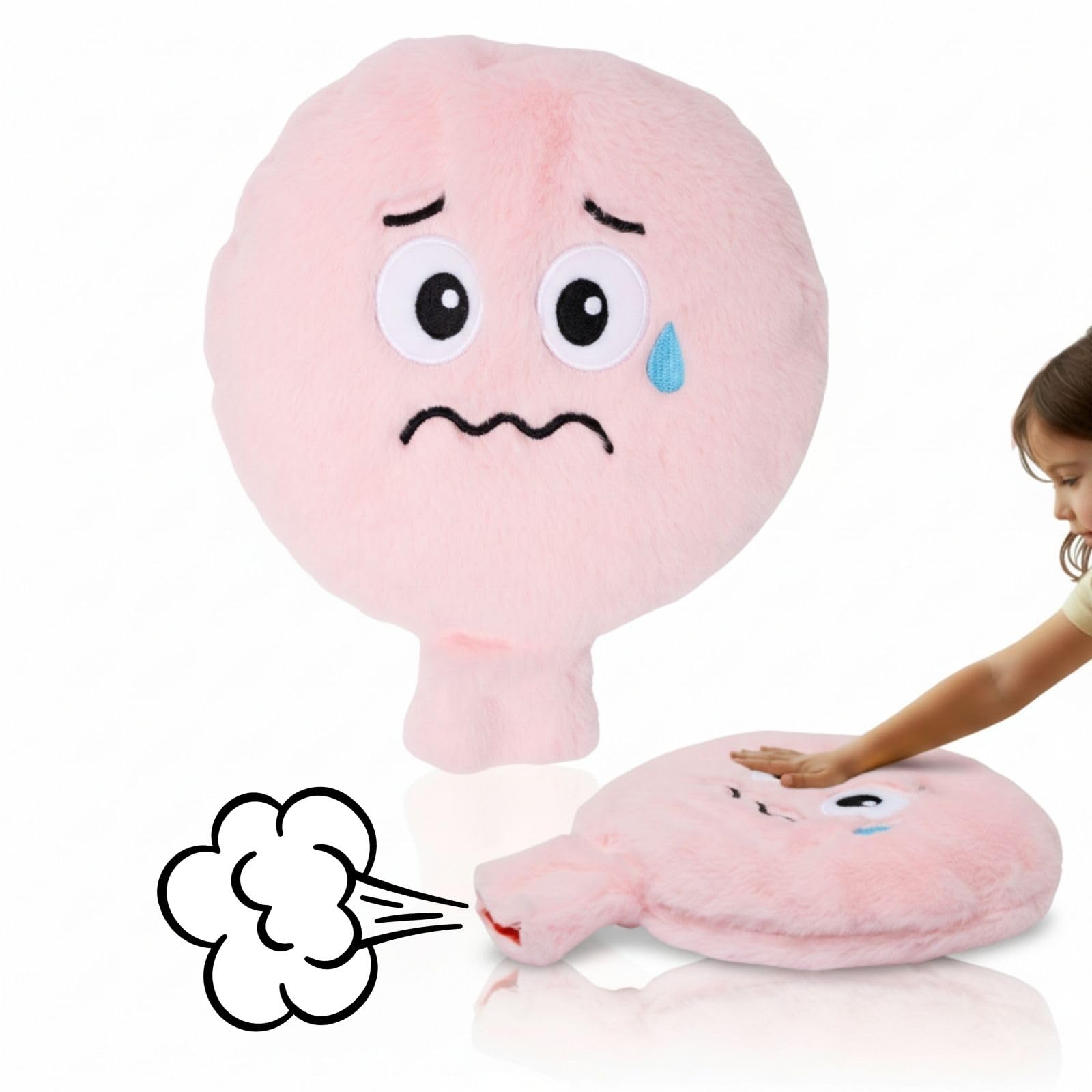 alldoro-xxl-pl-sch-furzkissen-rosa-snuggy-20-5cm-mit-sound image 1