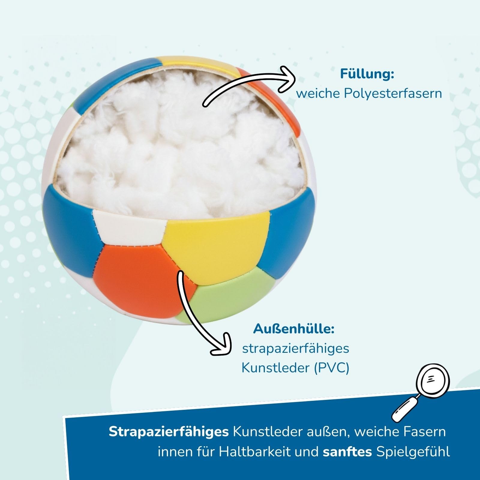 alldoro-softball-4er-set-schaumstoff-fu-ball-10cm-kinder image 6