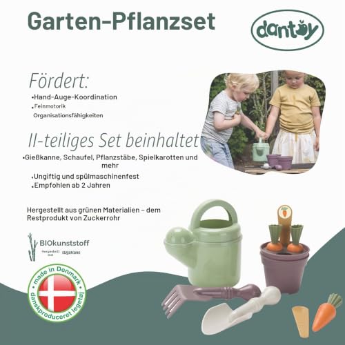 dantoy-green-garden-pflanzen-set-11-teilig-ab-2-jahre-garten-spielzeug-mit-gie-k image 8