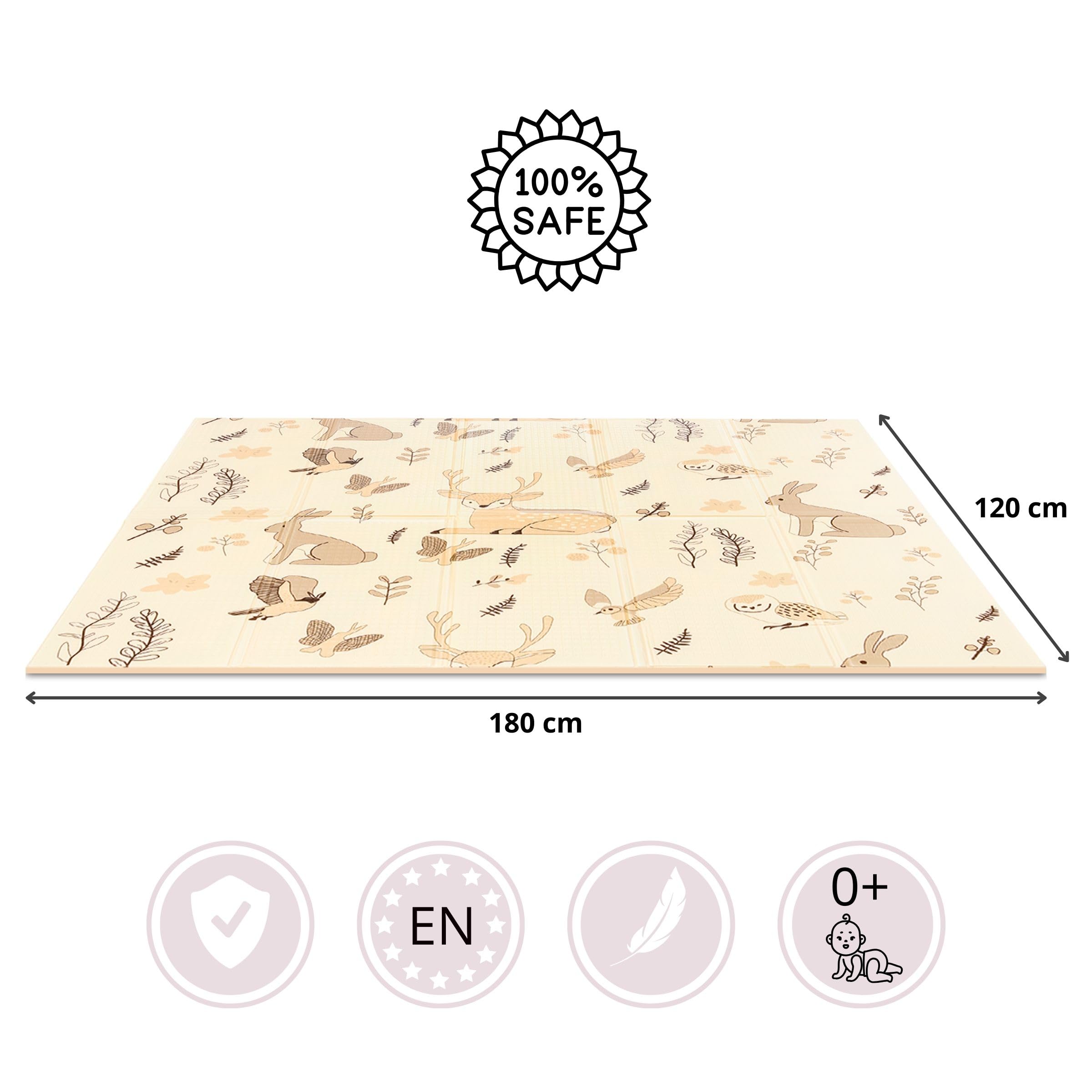 mamabrum-baby-krabbelmatte-200-x-180-x-1-cm-magic-wald-xpe-faltbar image 3