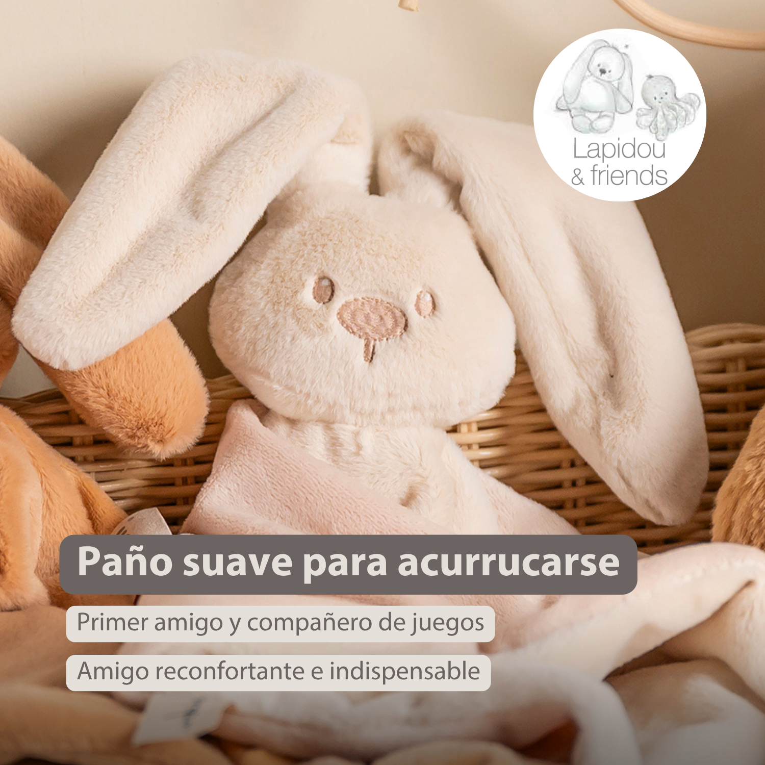nattou-lapidou-baby-schmusetuch-hase-65-x-40-cm-sand image 2