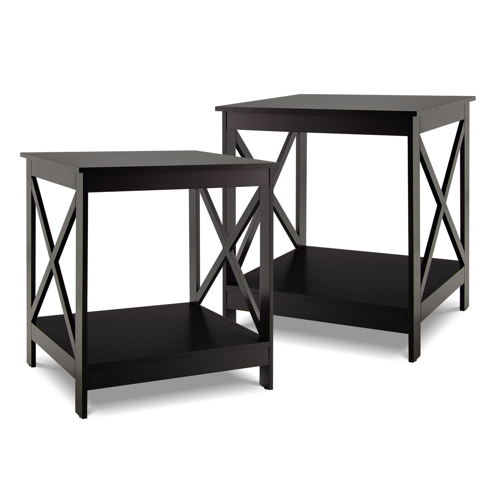 komfotteu-beistelltisch-2-ebenen-51-x-45-x-56-5-cm-nachttisch-sofatisch-klein image 6