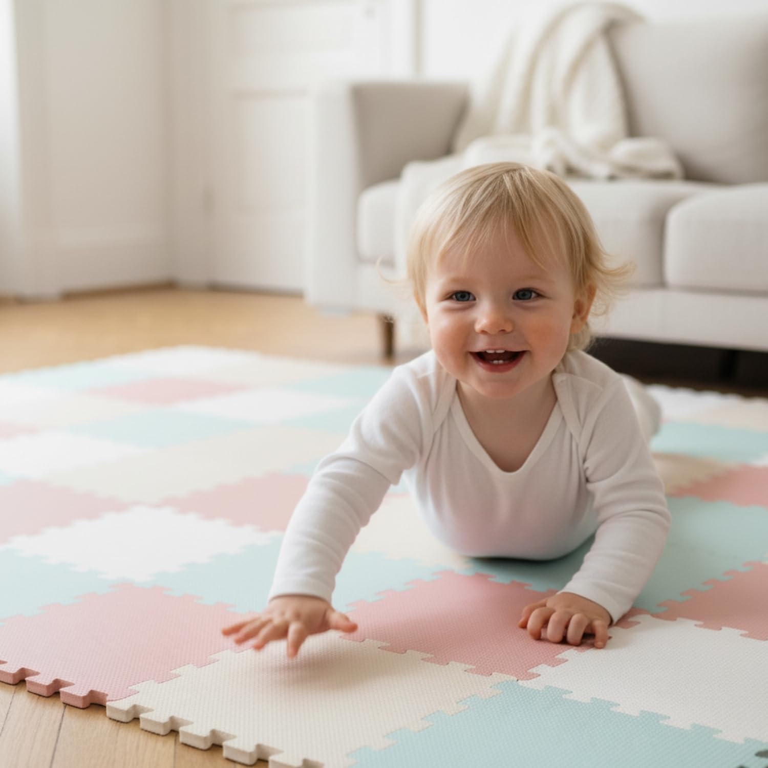 littletom-spielmatte-baby-puzzlematte-pastell-36-matten-30x30-cm-180x180-cm-eva-4 image 2