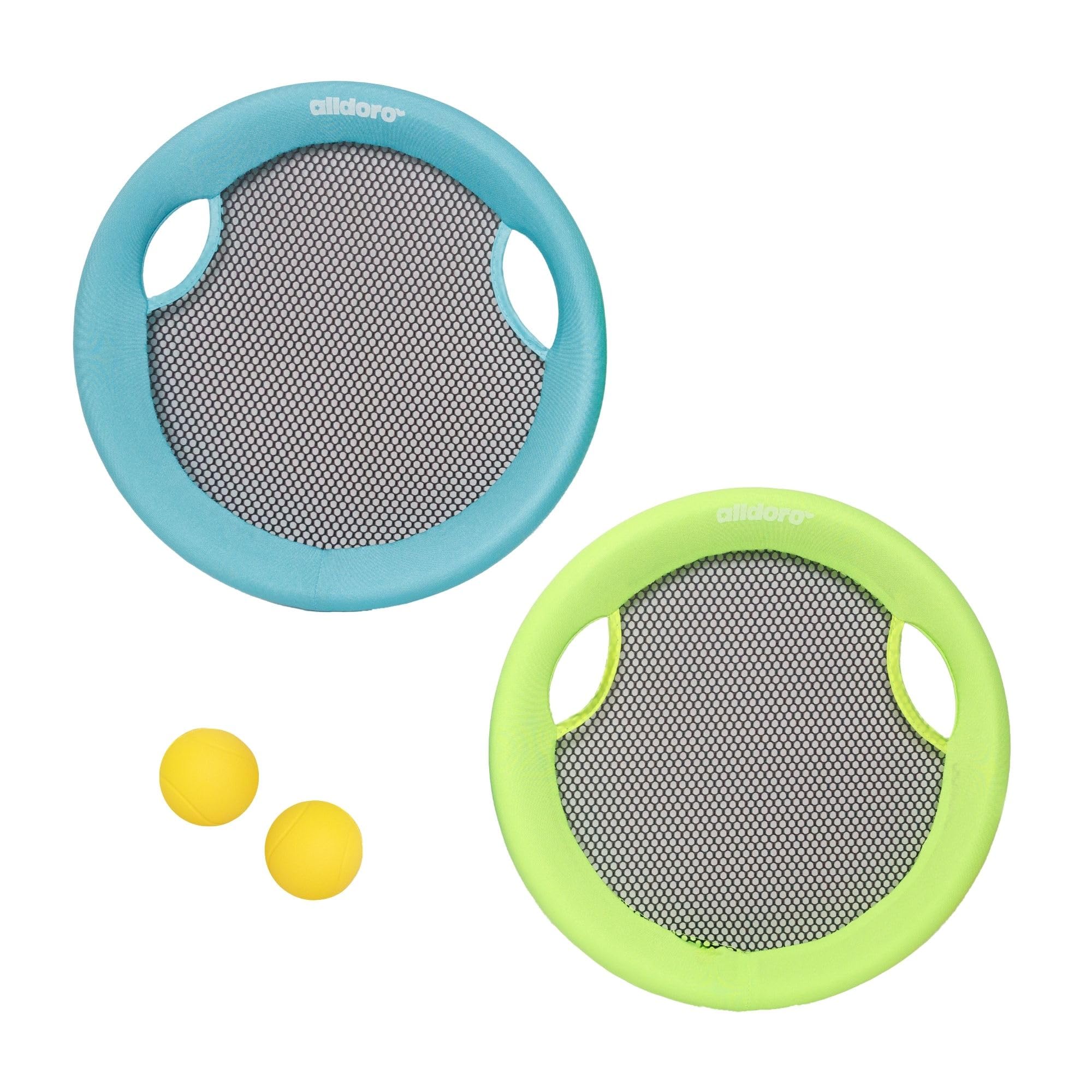 alldoro-2-in-1-beachball-set-wurfscheibe-2-schl-ger-40-cm-2-b-lle image 1