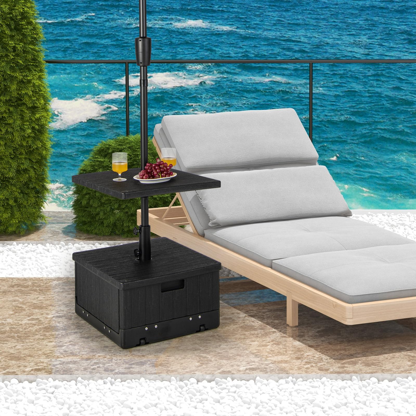komfotteu-sonnenschirmst-nder-mit-rollen-und-tischablage-55-l-80-kg-f-r-38-48-mm image 2