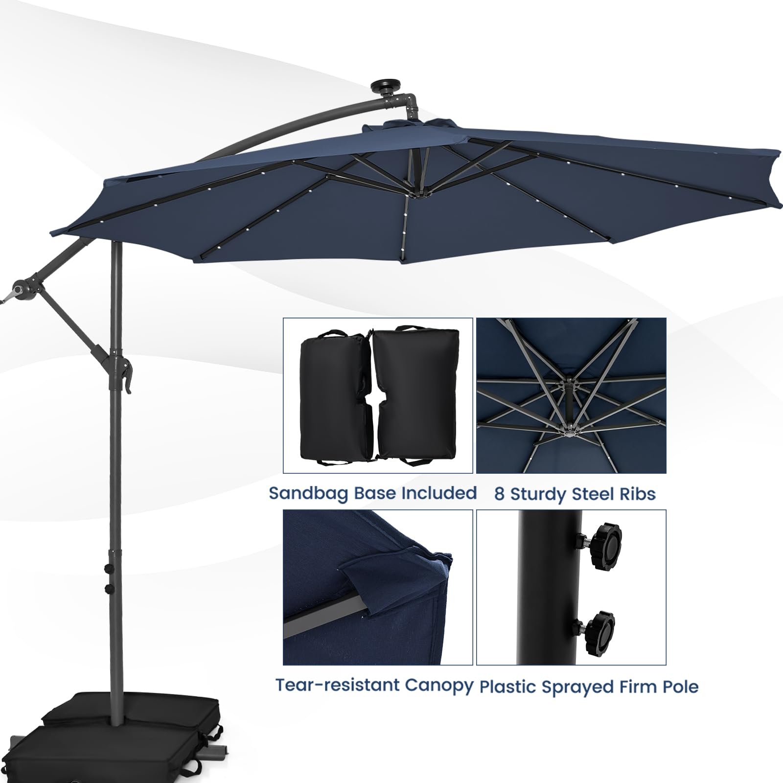 komfotteu-ampelschirm-led-solar-300cm-mit-kurbel-und-sands-cke image 4
