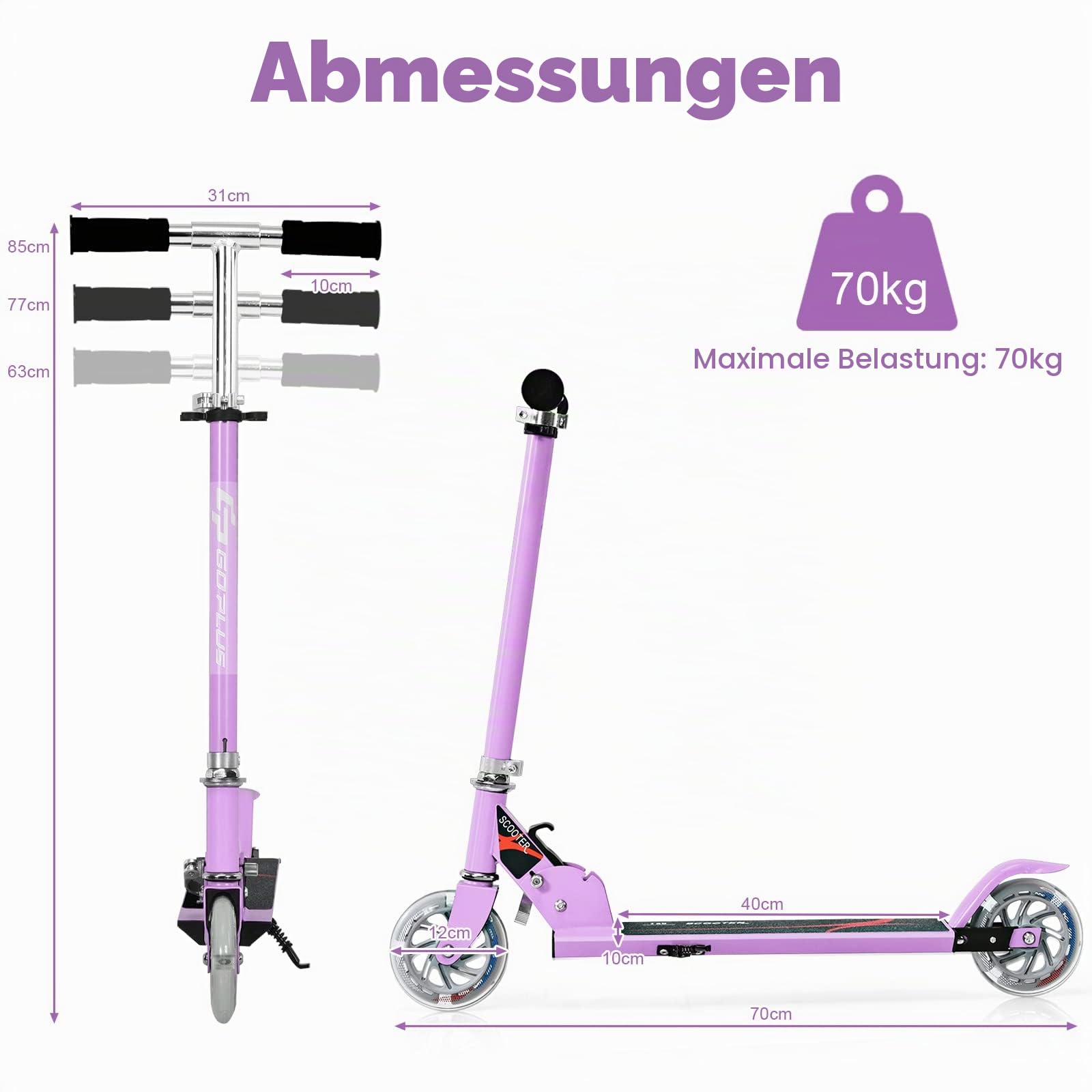 komfotteu-kinder-scooter-mit-led-r-dern-klappbar-h-henverstellbar image 7