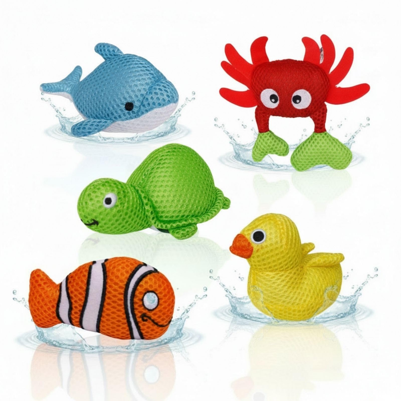 alldoro-aquanauts-badewannen-spielzeug-12er-set-10-12-cm-5-designs image 1