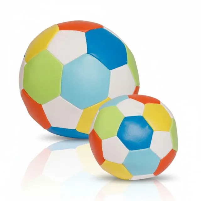 alldoro-softball-2er-set-10-cm-18-cm-schaumstoffball image 1