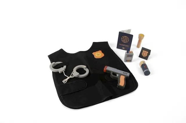 dantoy-holz-polizei-spielset-8-teilig-ab-3-jahren image 1