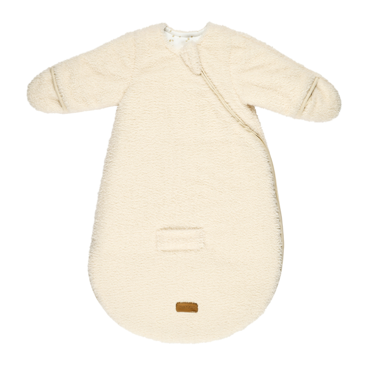 nattou-teddy-babyschlafsack-mit-rmeln-60-cm-ecru-tog-2-5 image 1