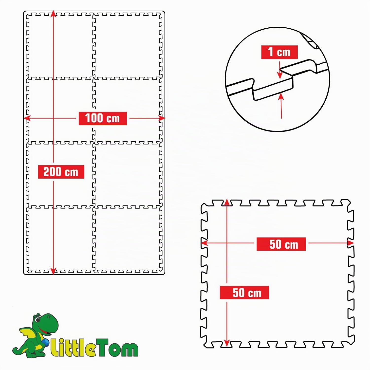 littletom-spielmatte-baby-puzzlematte-8x50x50cm-200x100cm-grau-blau image 4