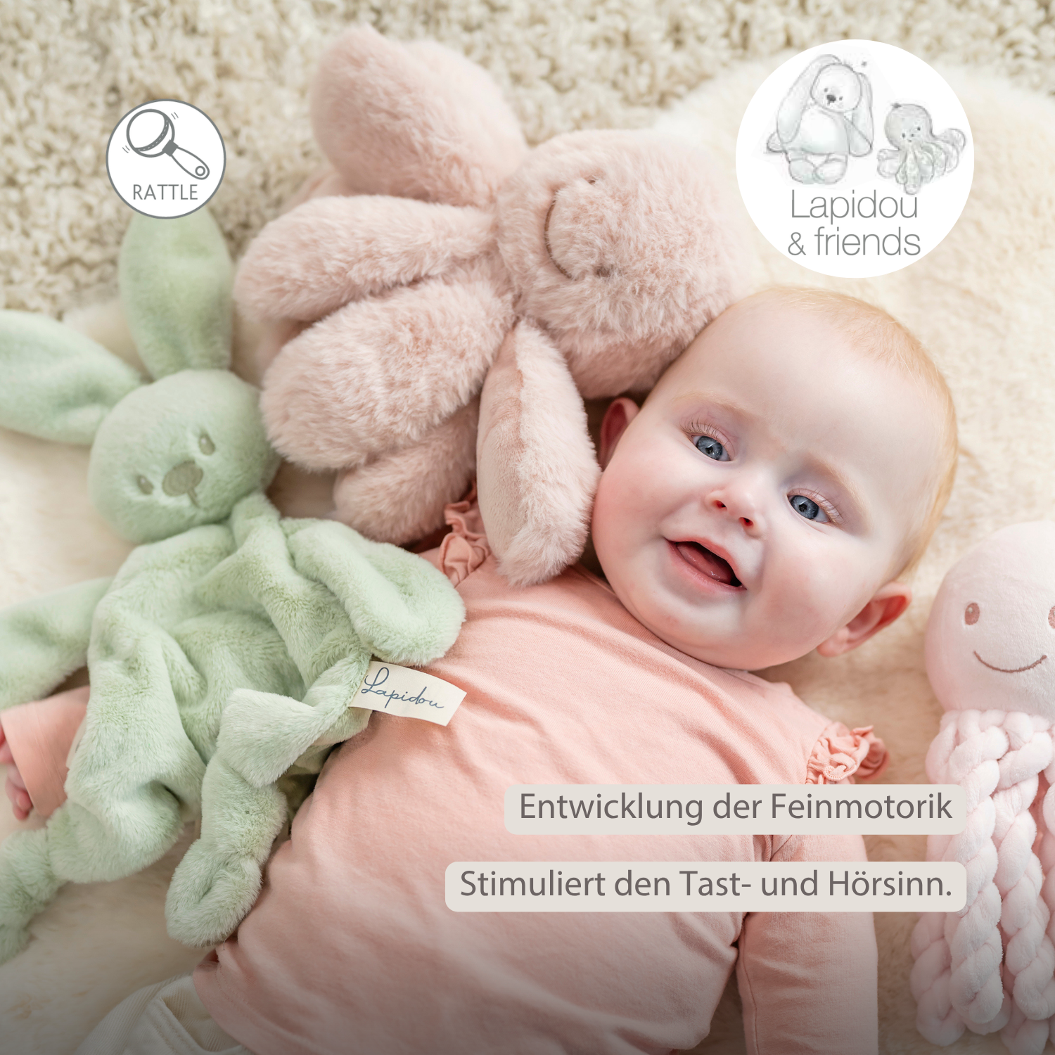 nattou-lapidou-doudou-kuschel-oktopus-rassel-25-cm-puderrosa image 3