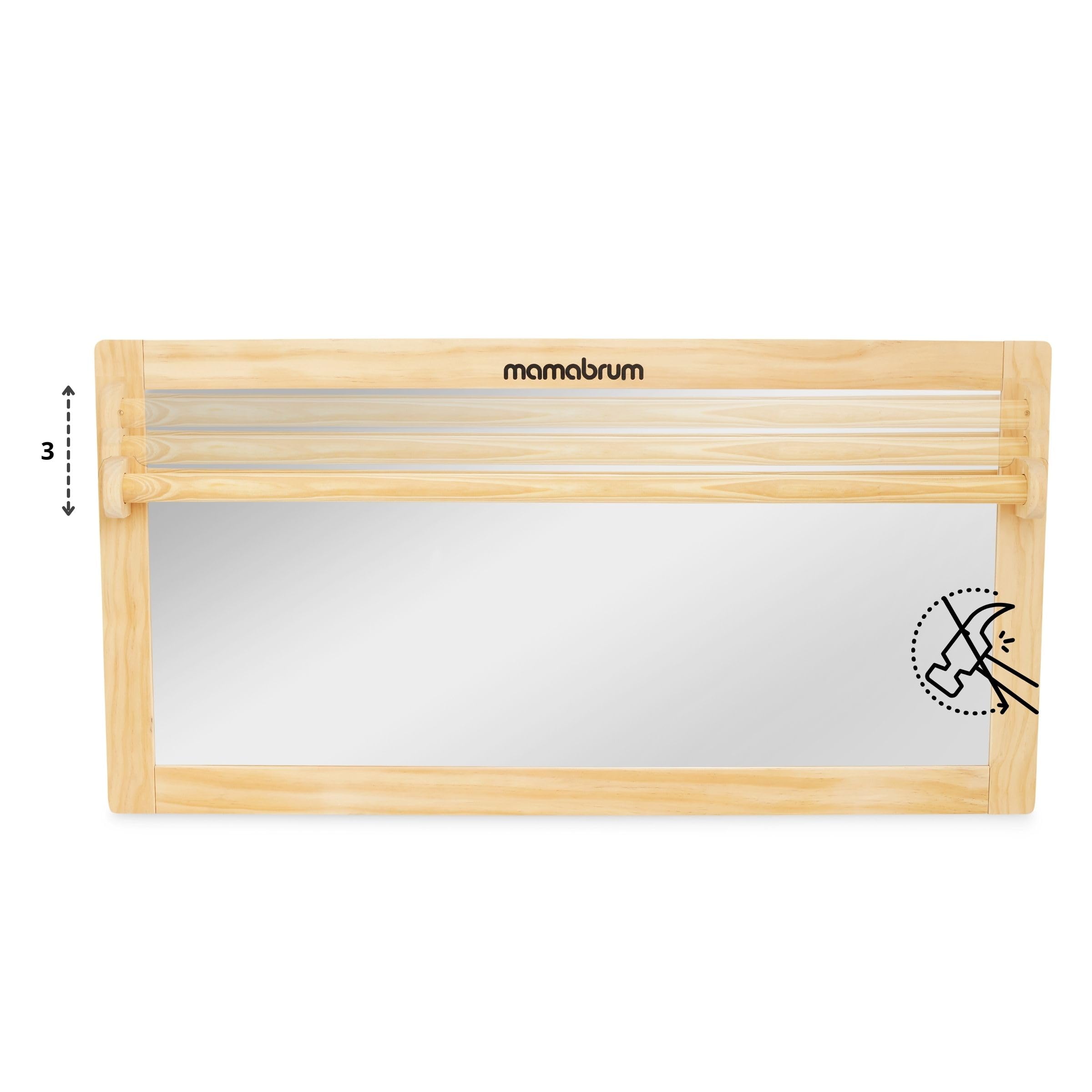 mamabrum-baby-spiegel-montessori-mit-handlauf-100x8x50-cm image 8