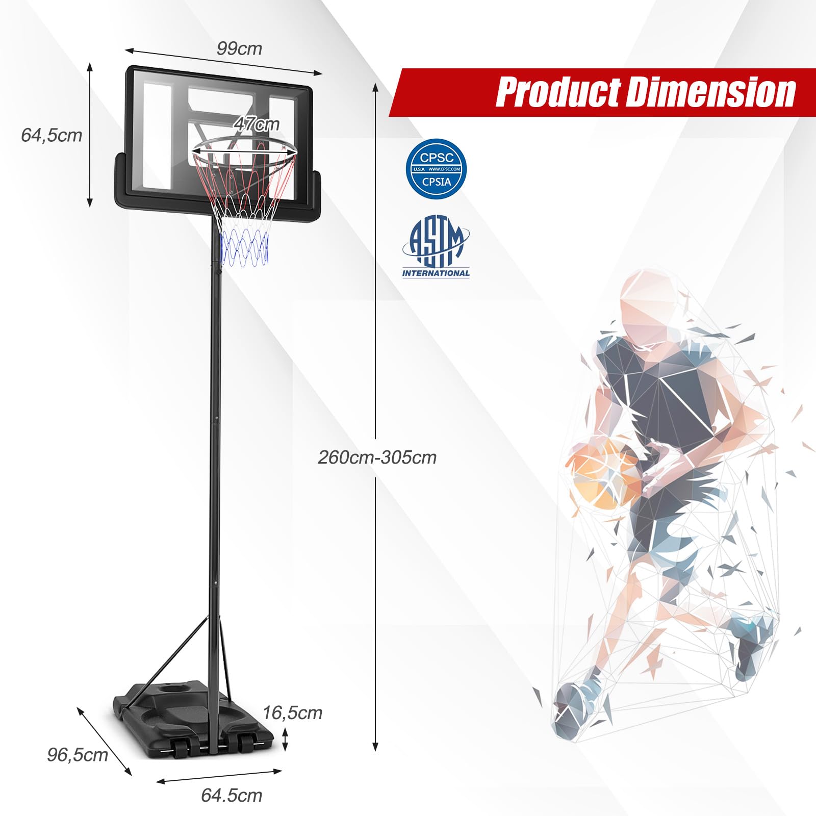komfotteu-basketballst-nder-160-305-cm-h-henverstellbar-mit-rollen image 6
