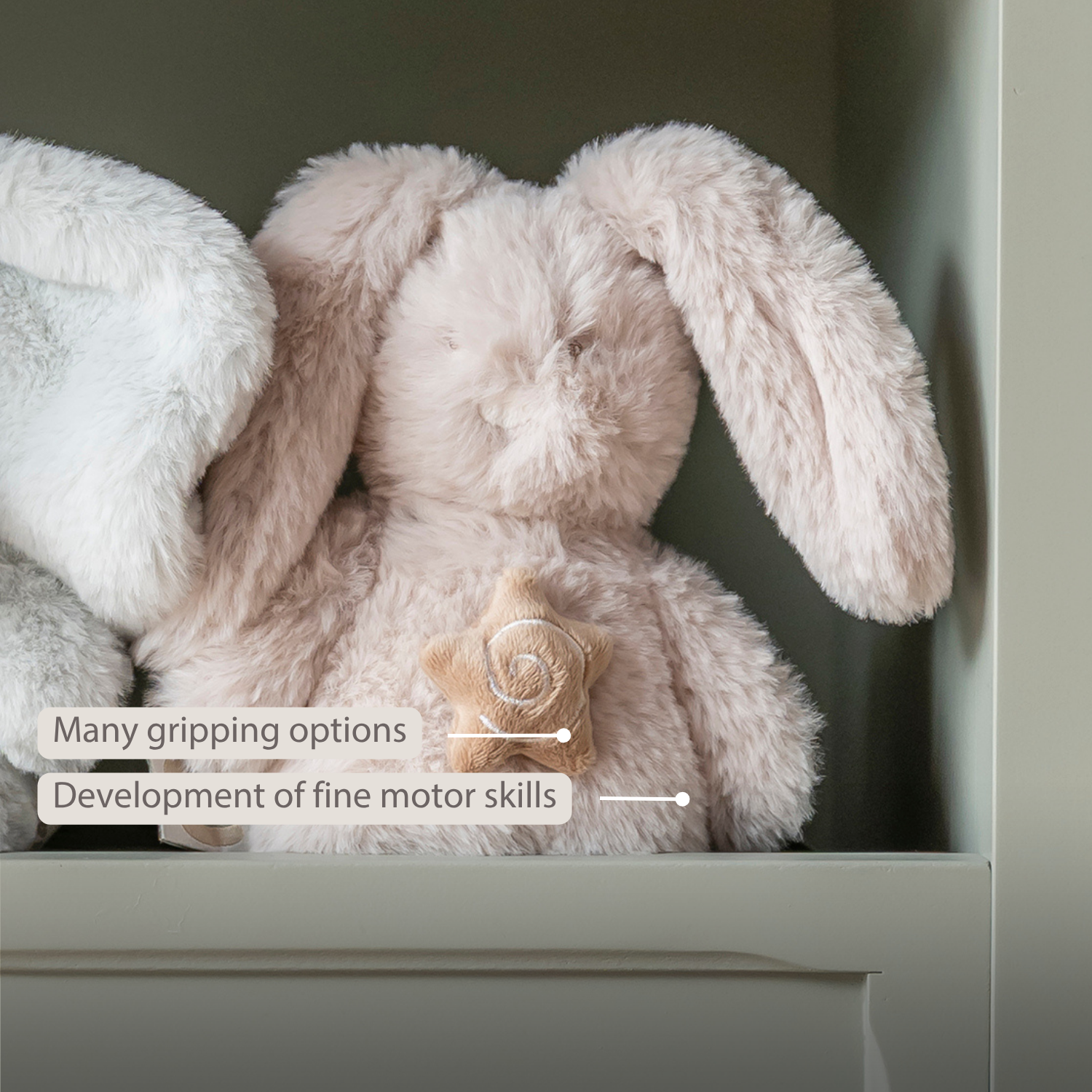 nattou-loulou-mini-spieluhr-hase-20-cm-sand image 3