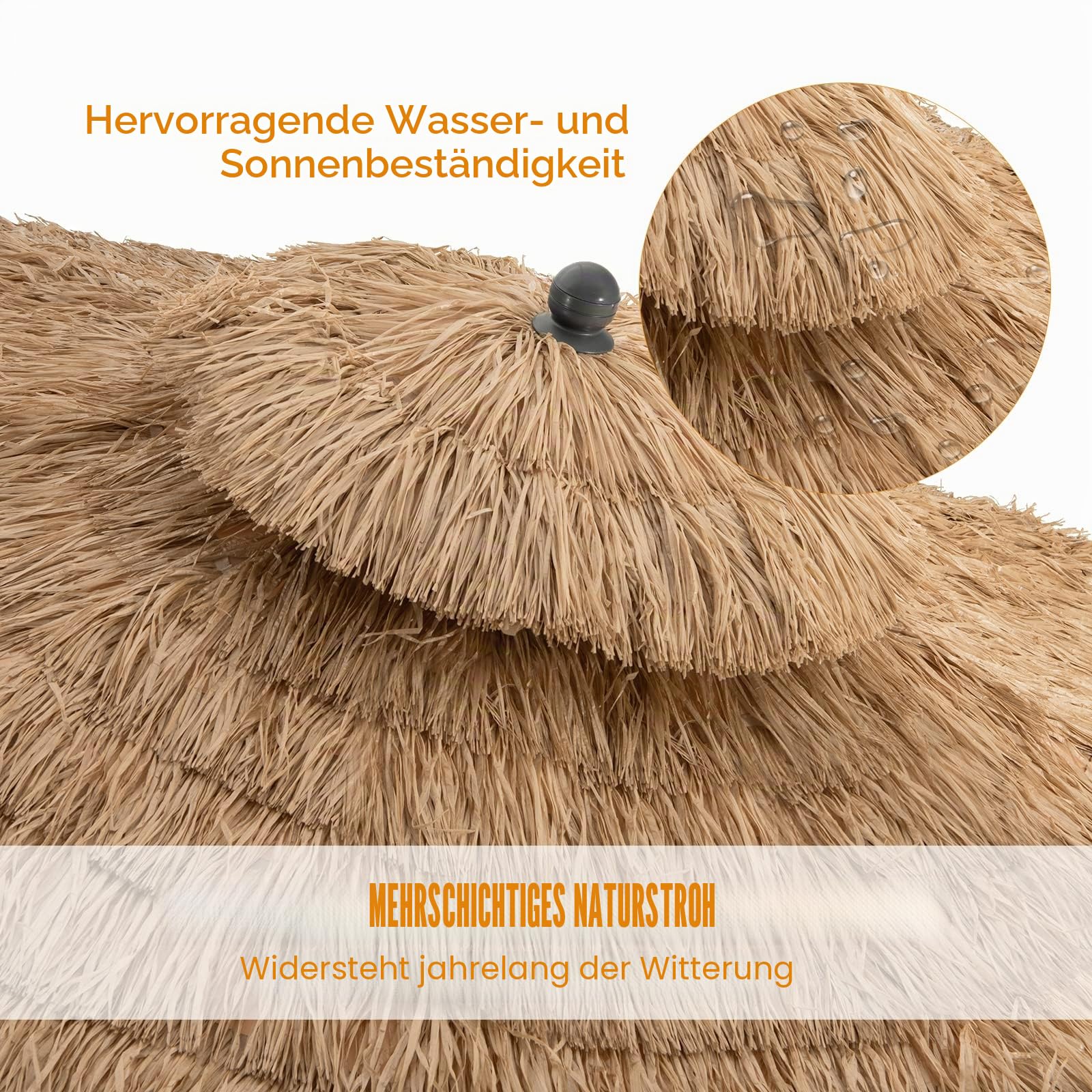 komfotteu-hawaii-sonnenschirm-2-7-m-strohschirm-bast-knickbar-mit-doppeldach image 3