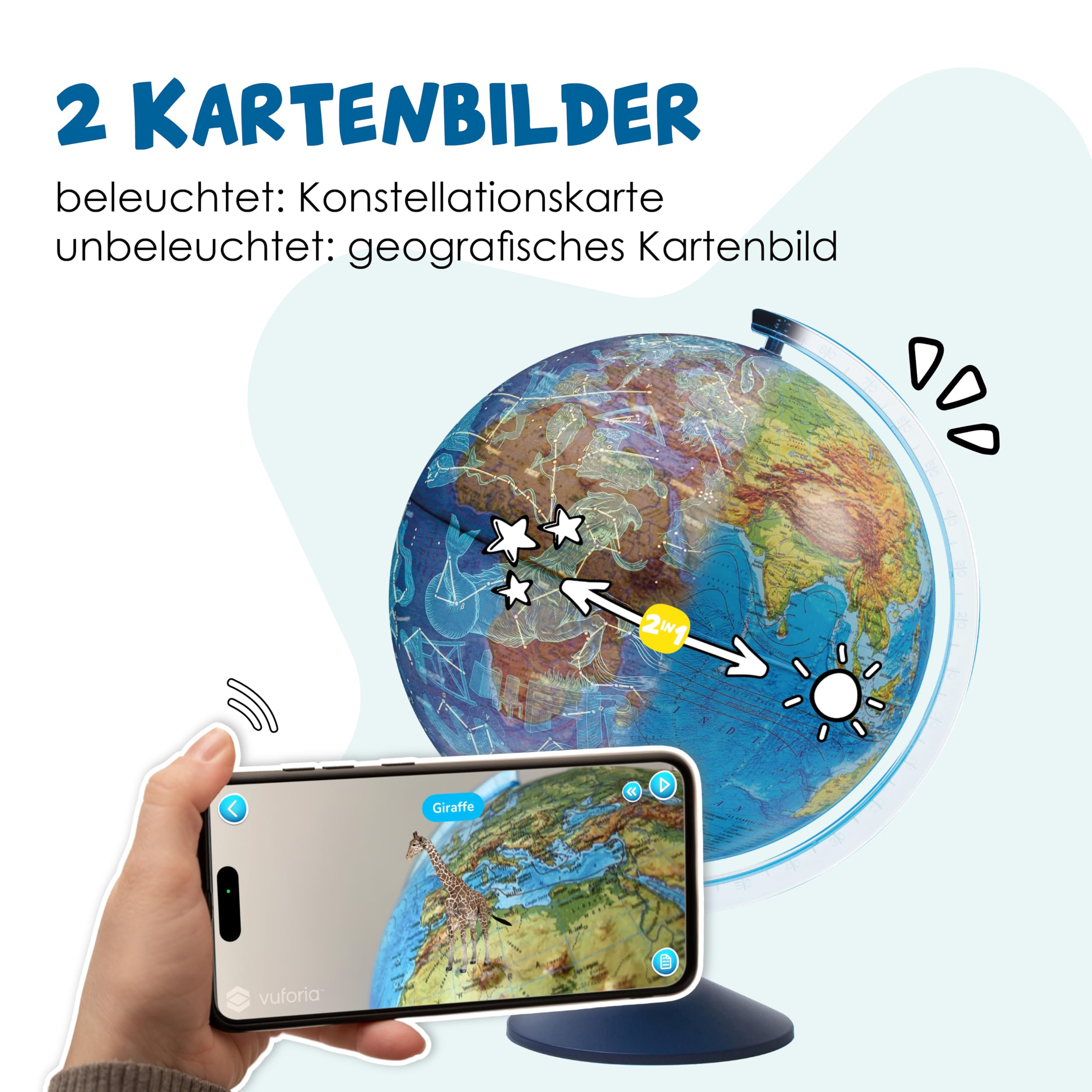 alldoro-3d-lexi-globus-2-0-led-leuchtglobus-25-cm-mit-app-und-ar image 6