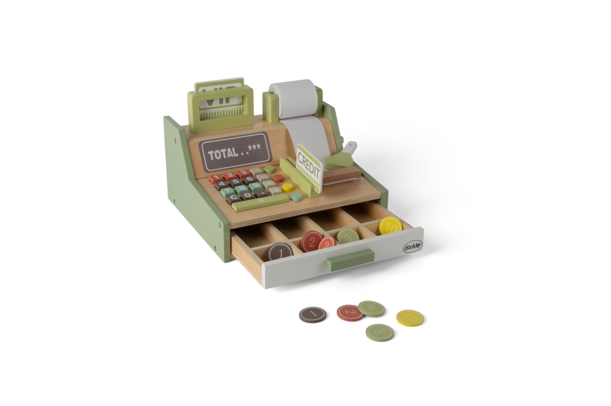dantoy-kaufladenkasse-17-teilig-aus-holz-spielkasse-mintgr-n-in-geschenkbox-ab-3 image 1
