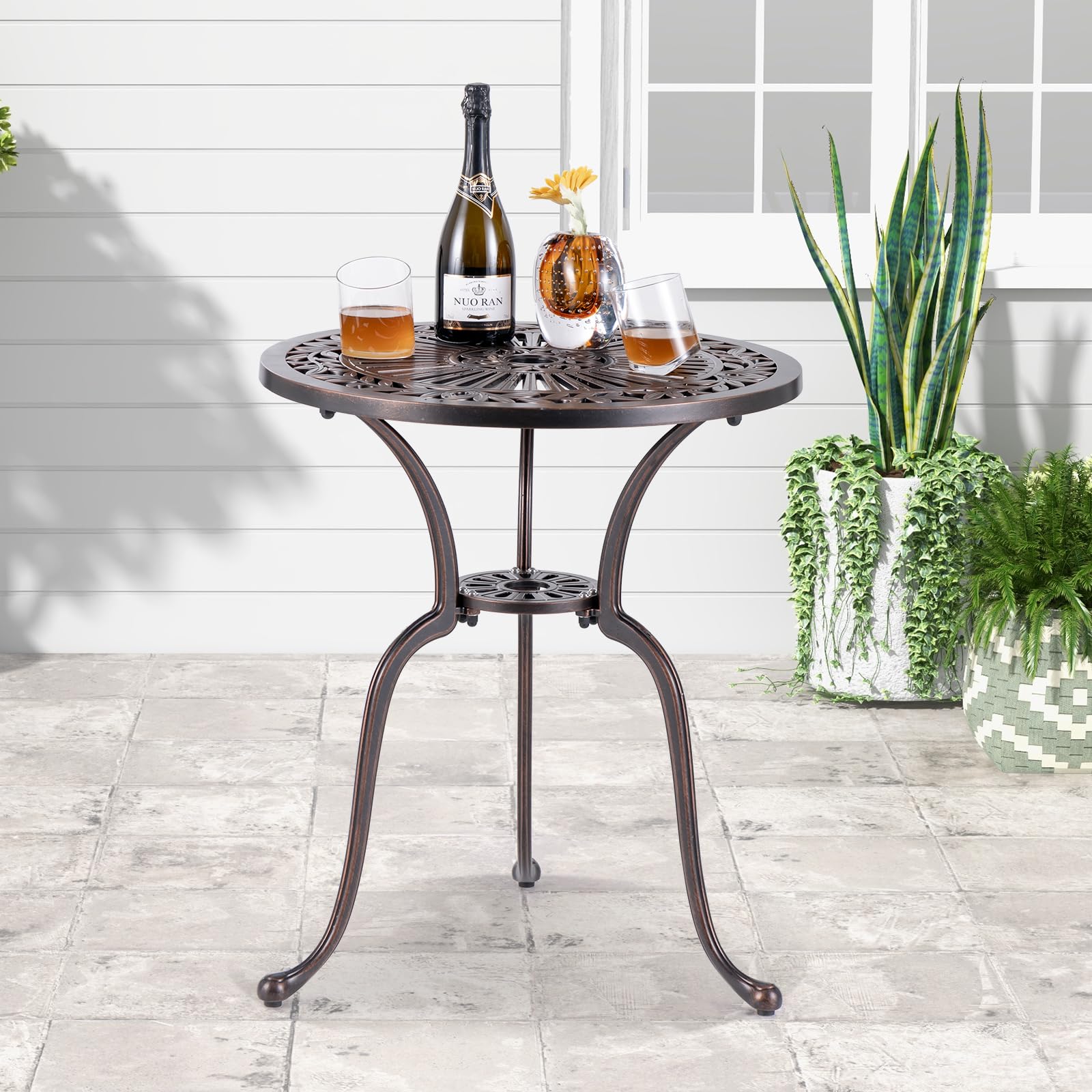 komfotteu-bistrotisch-rund-aluminiumguss-61x71cm image 2
