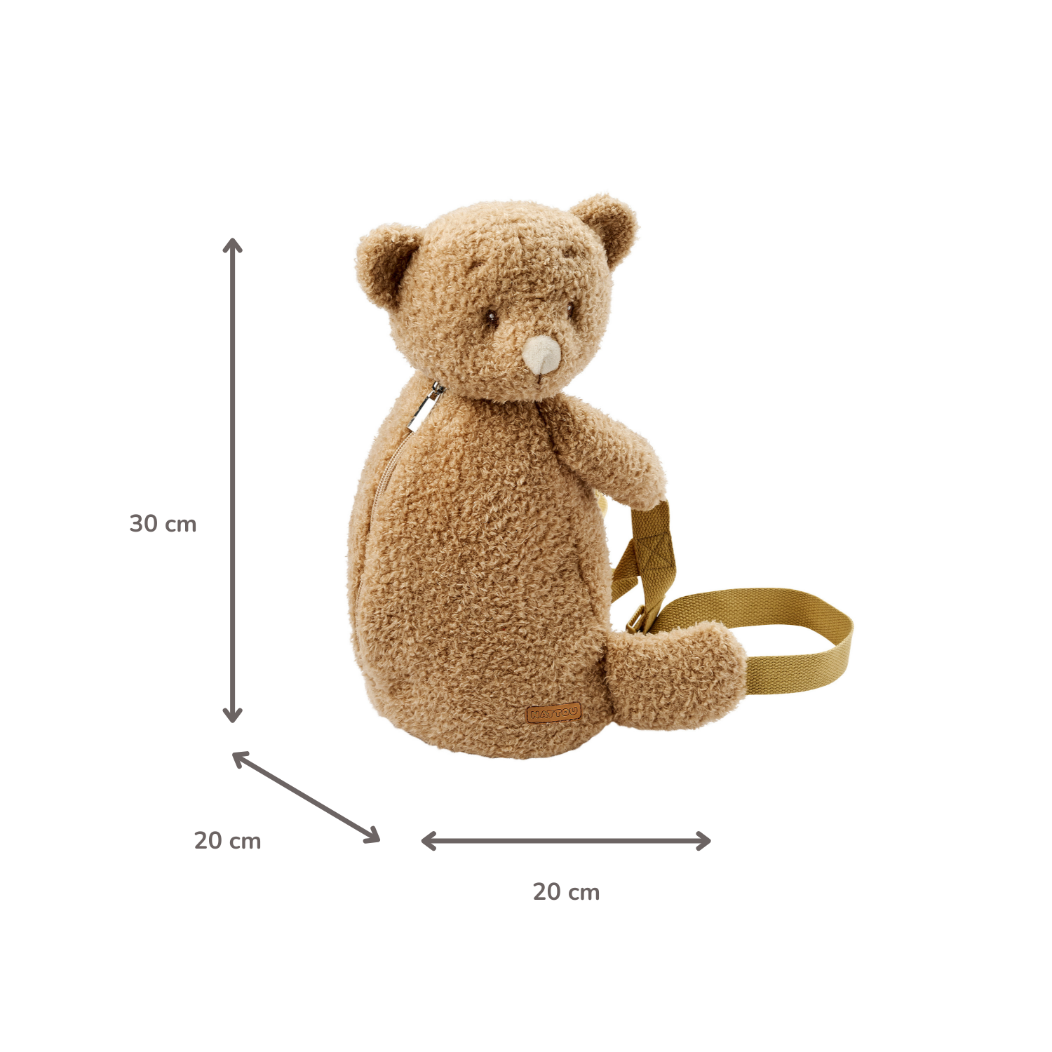 nattou-teddy-kuschel-rucksack-30-cm-kindergarten-rucksack-beige image 6