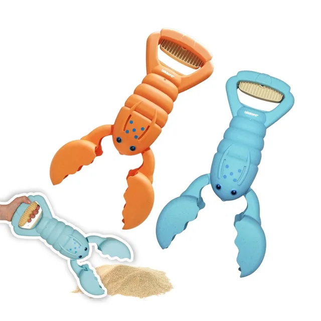 alldoro-sandgreifer-hummer-2er-set-34-cm-hellblau-orange image 1
