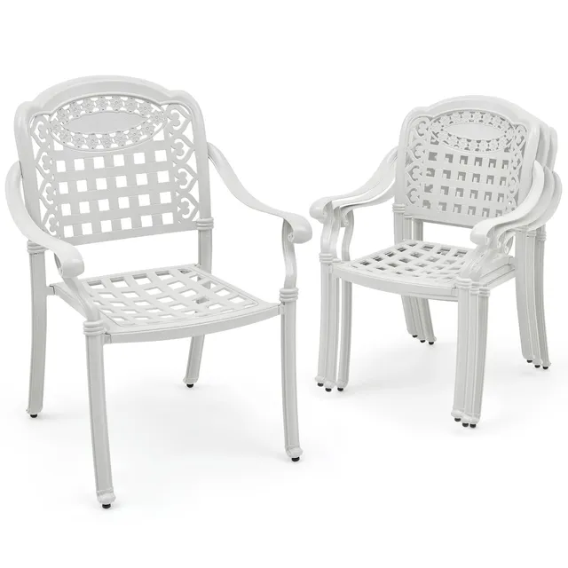 komfotteu-gartenst-hle-2er-set-stapelbar-wei-aluminiumguss image 1