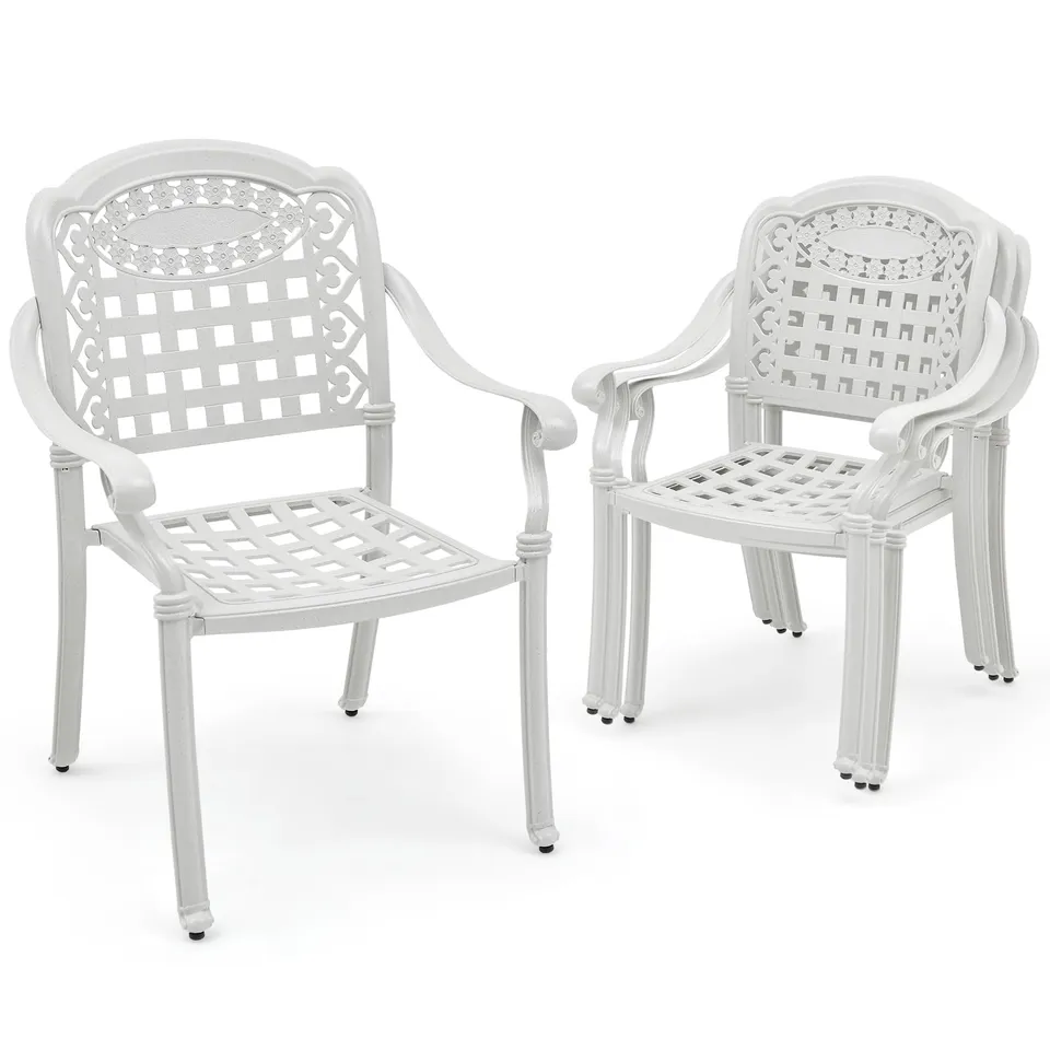 komfotteu-gartenst-hle-2er-set-stapelbar-wei-aluminiumguss image 1