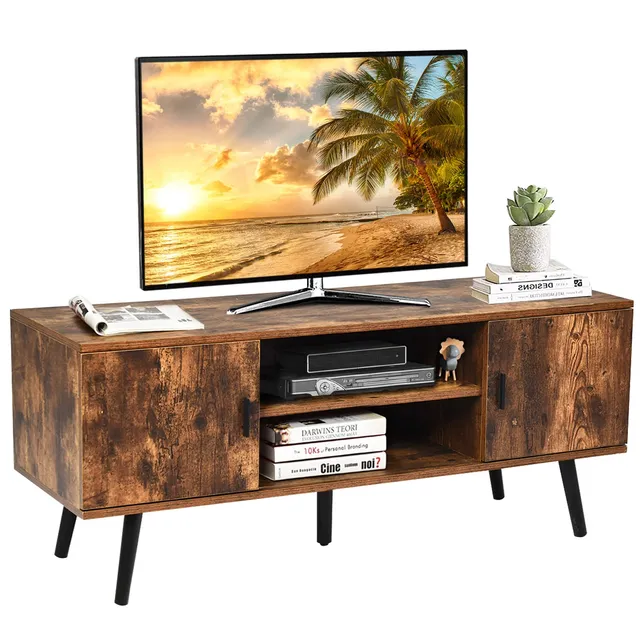 komfotteu-fernsehtisch-lowboard-f-r-55-zoll-tv-schrank-120-x-40-x-50-cm image 1