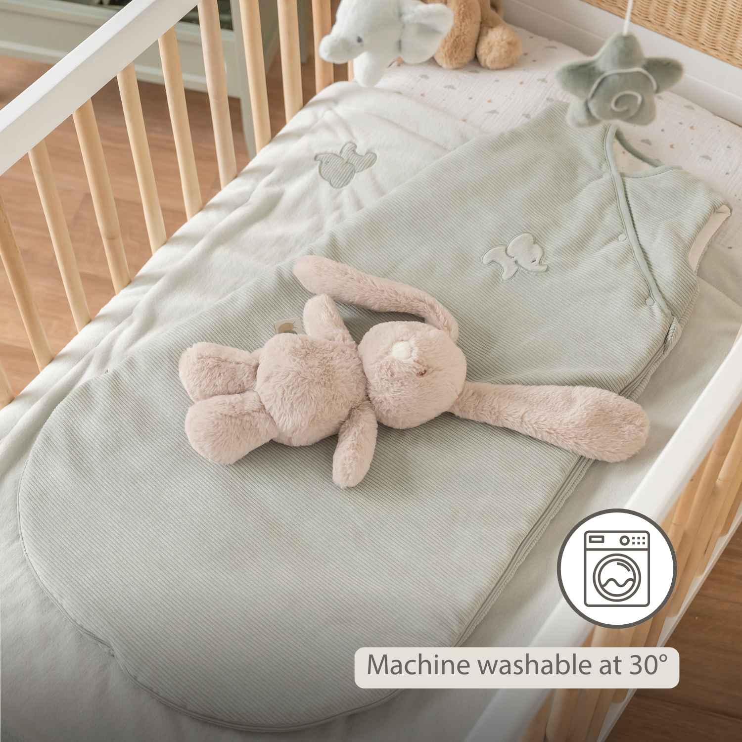 nattou-loulou-kuscheltier-hase-30-cm-sand image 4