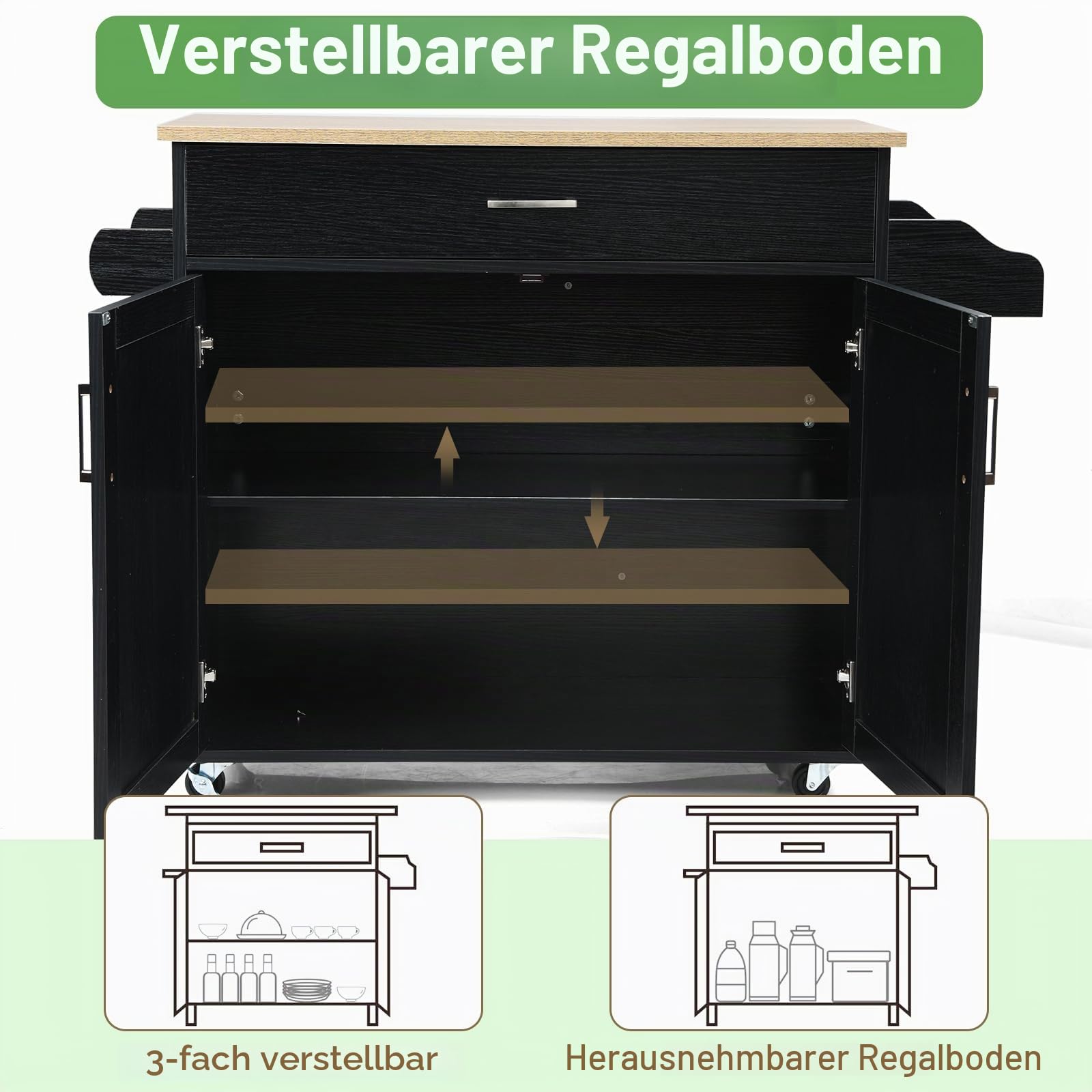 komfotteu-k-chenwagen-k-cheninsel-116-x-40-x-85-cm-mit-rollen-schwarz image 4