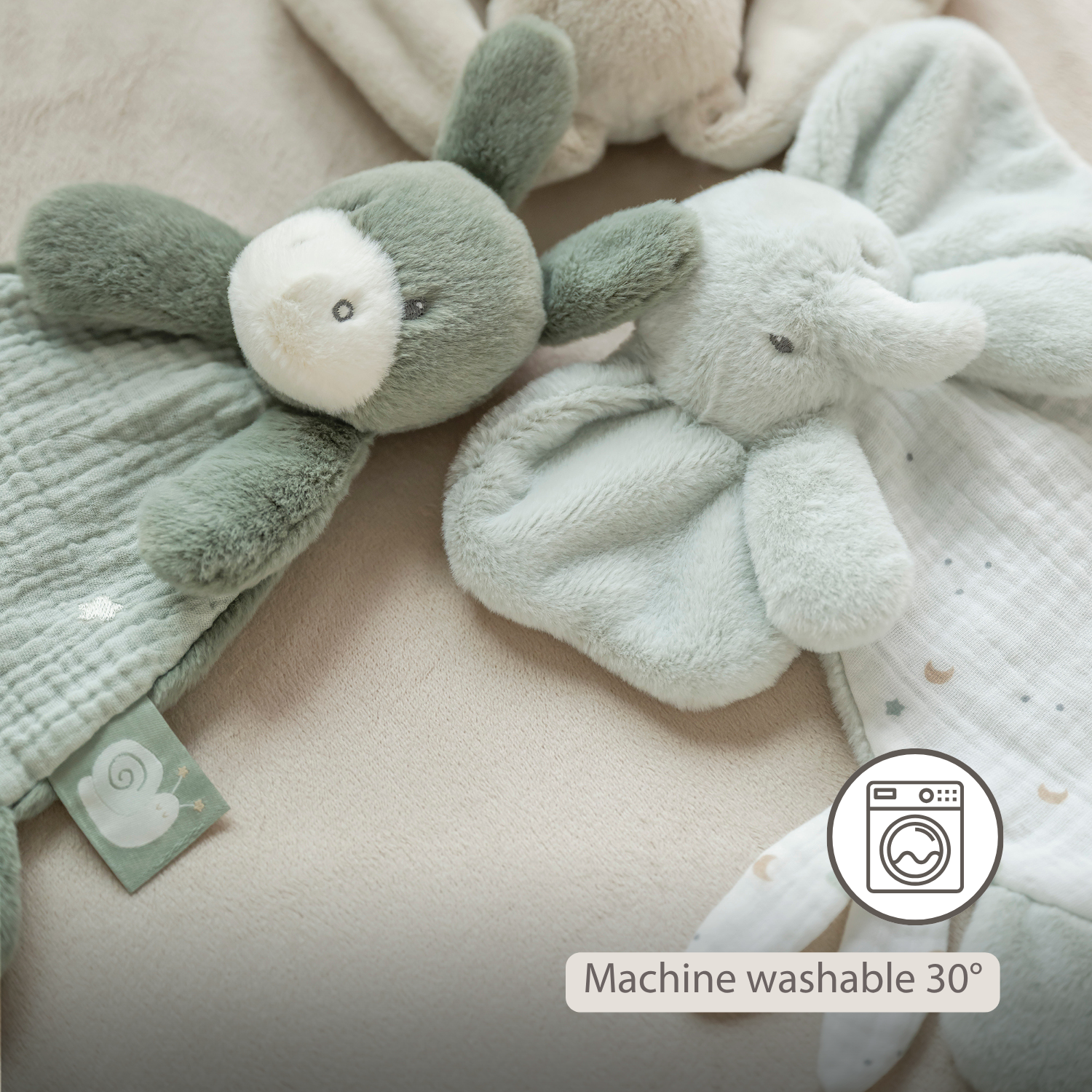 nattou-loulou-mini-kuscheltuch-esel-25-cm-lindengr-n image 4