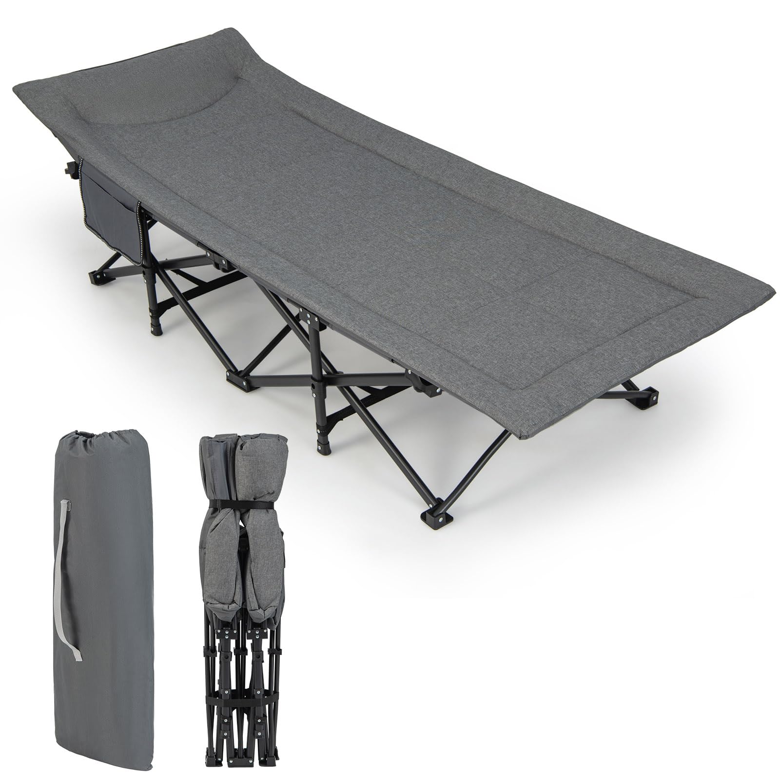 komfotteu-feldbett-klappbar-190x68x48-5-cm-campingbett-bis-200-kg image 1