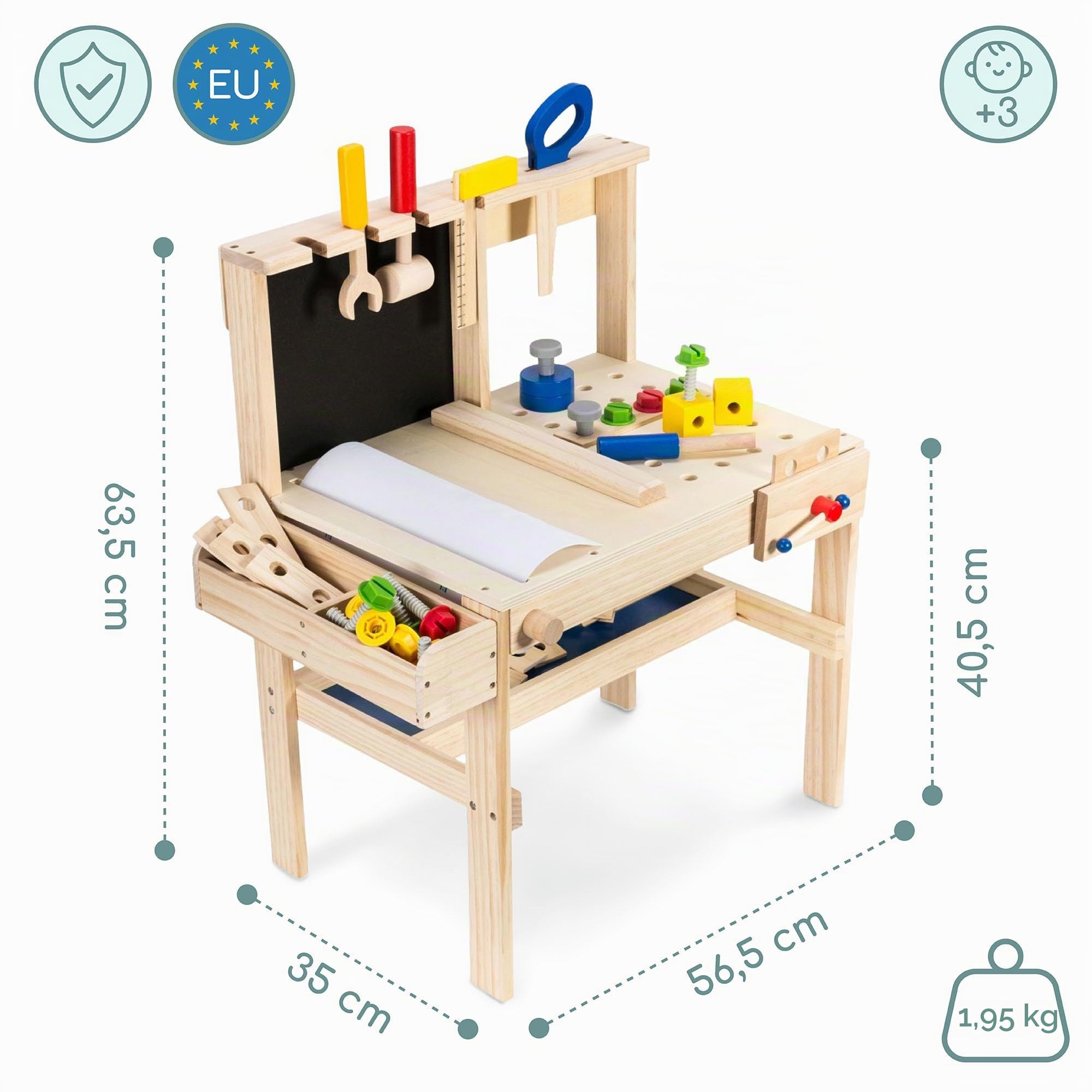 mamabrum-werkbank-kinder-aus-holz-mit-zubeh-r-56-5-cm-lernspielzeug-ab-3-jahre image 8