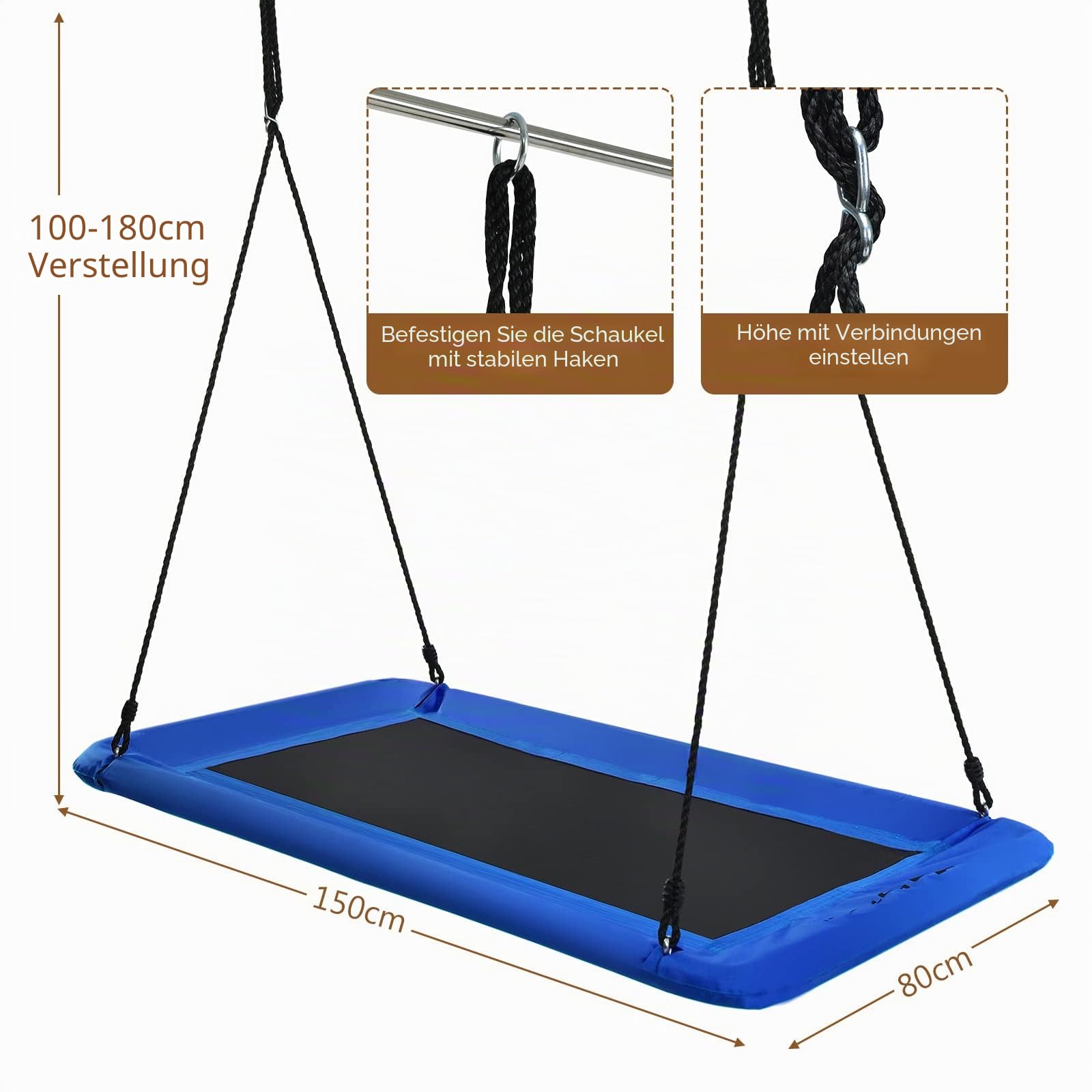 komfotteu-nestschaukel-rechteckig-150-x-80-cm-bis-300-kg-h-henverstellbar-blau image 6