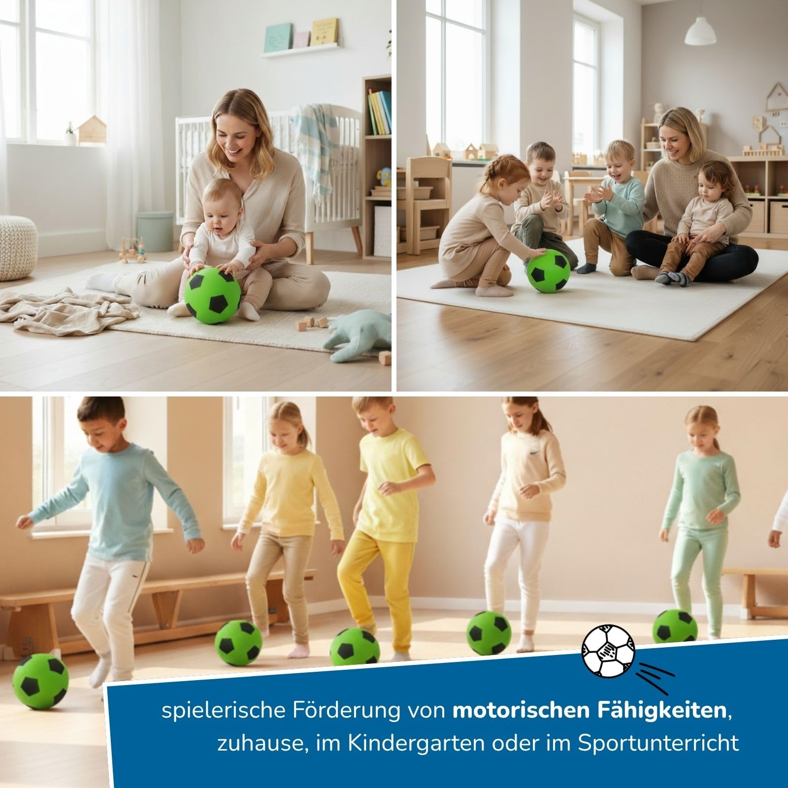 alldoro-soft-fu-ball-gr-n-20-cm-extra-weicher-schaumstoffball image 6