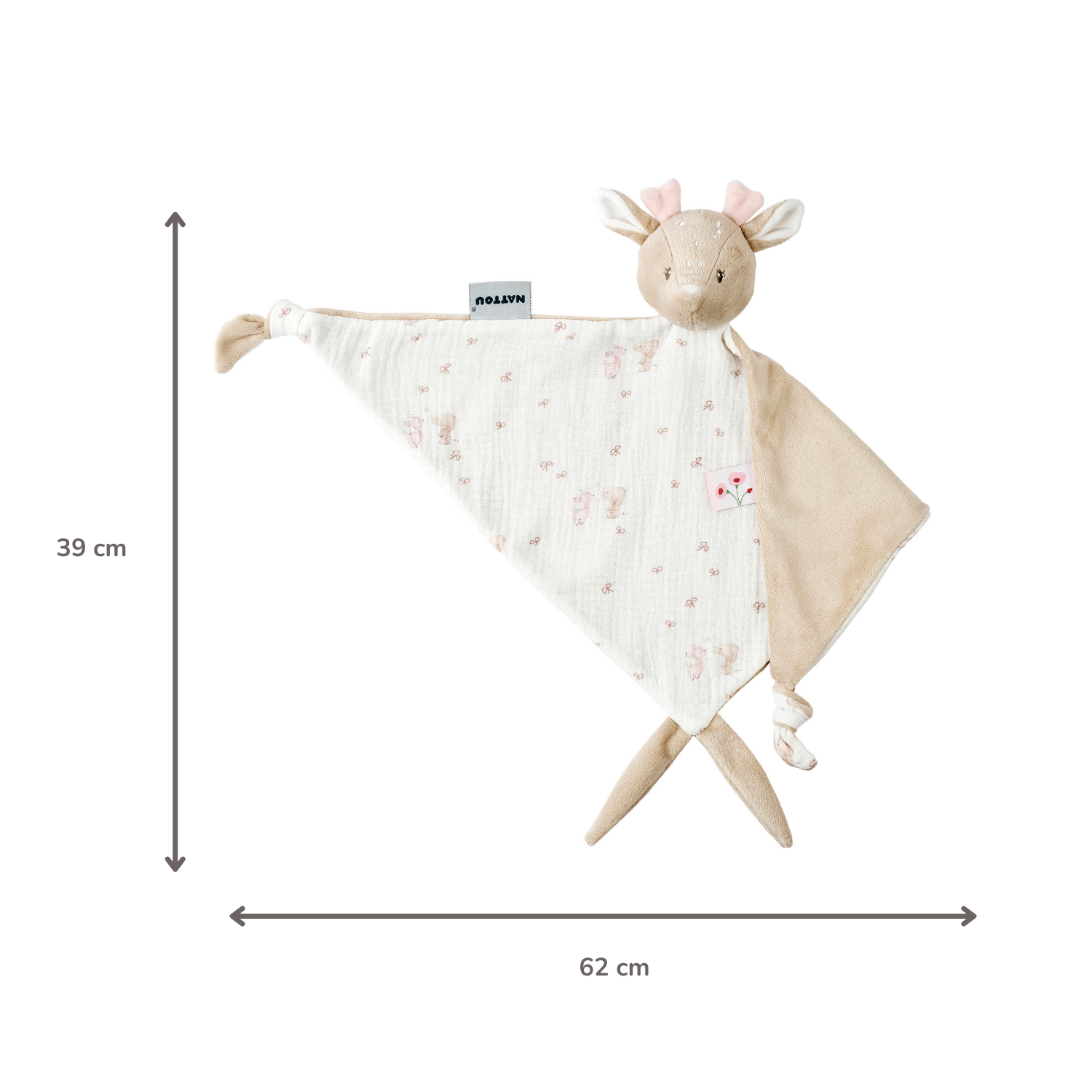 nattou-fanfan-baby-kuscheldecke-hirsch-65-x-40-cm-rosa image 5
