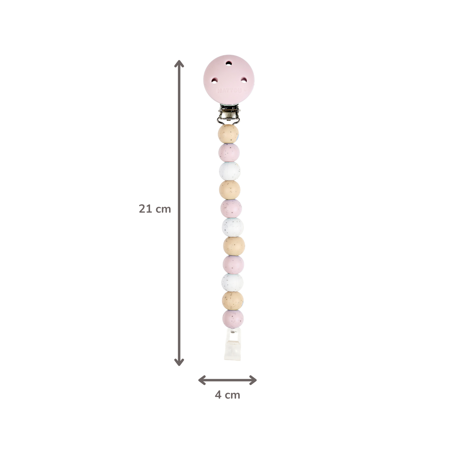 nattou-silikon-schnullerkette-21-cm-multi-rosa image 6