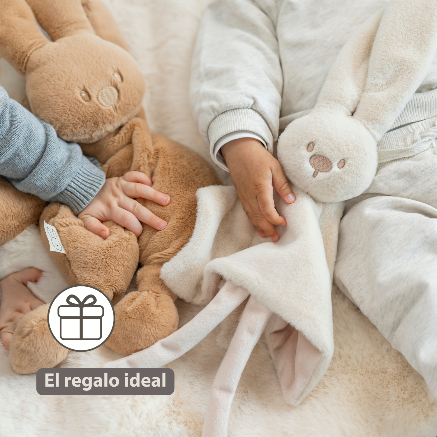 nattou-lapidou-baby-schmusetuch-doudou-hase-27x27-cm-sand image 7