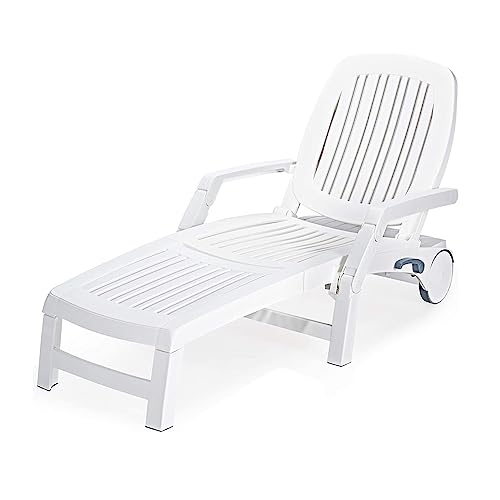 komfotteu-sonnenliege-klappbar-wei-gartenliege-pp-mit-rollen-5-fach-lehne-bis-15 image 8