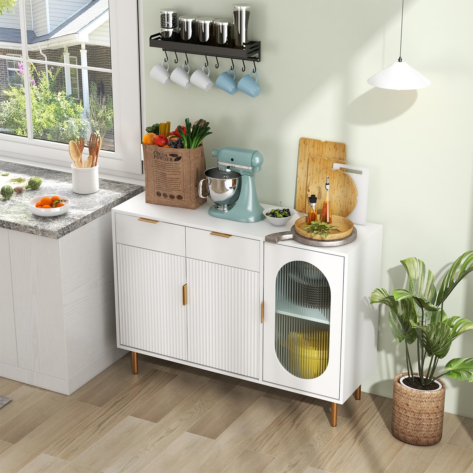komfotteu-k-chenschrank-sideboard-wei-120x40x88-cm-glast-r image 2
