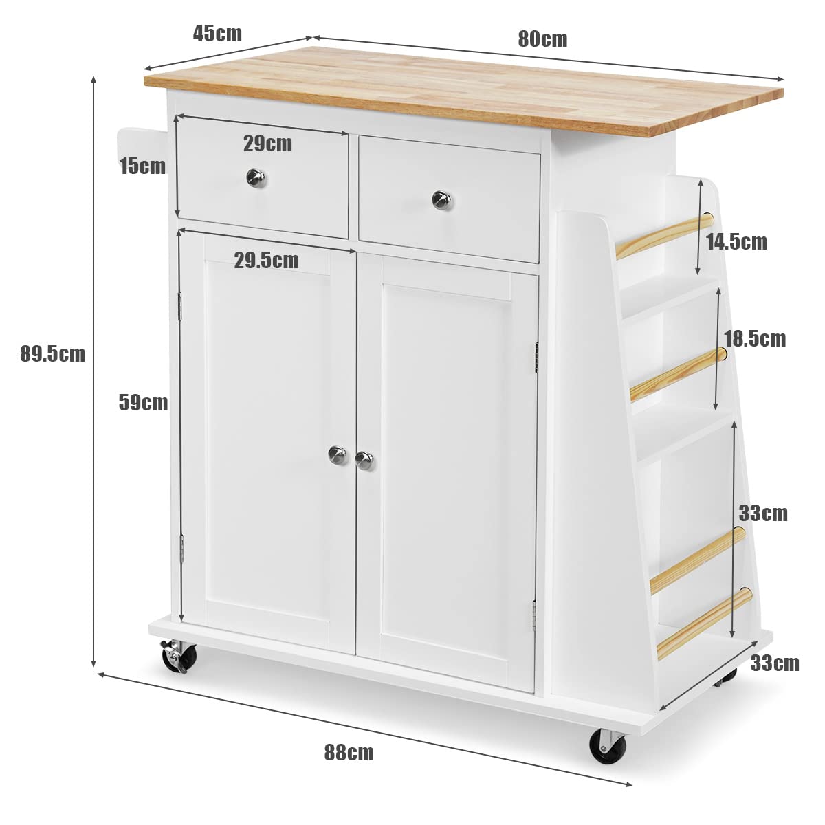 komfotteu-k-chenwagen-k-cheninsel-mit-arbeitsplatte-80x45cm-wei-massivholz image 6