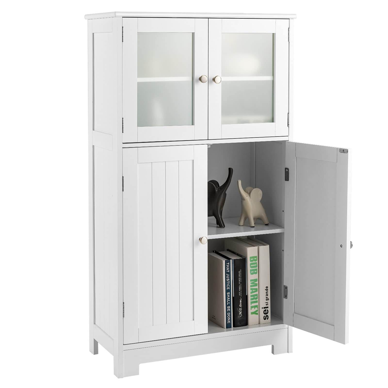 komfotteu-badezimmerschrank-mit-2-t-ren-60-x-30-x-109-cm-grau image 8