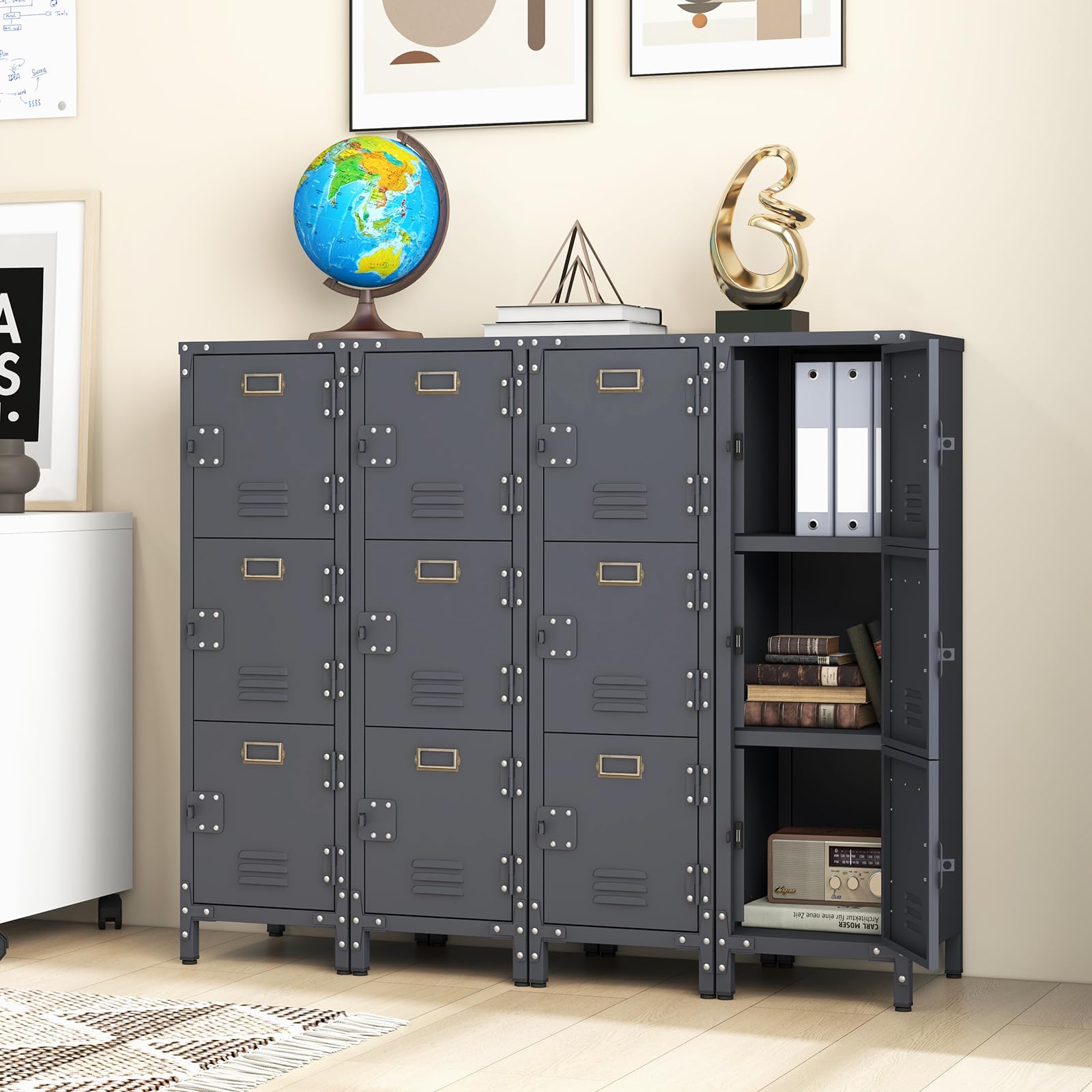 komfotteu-aktenschrank-metall-mit-3-t-ren-30x35x100-cm image 7