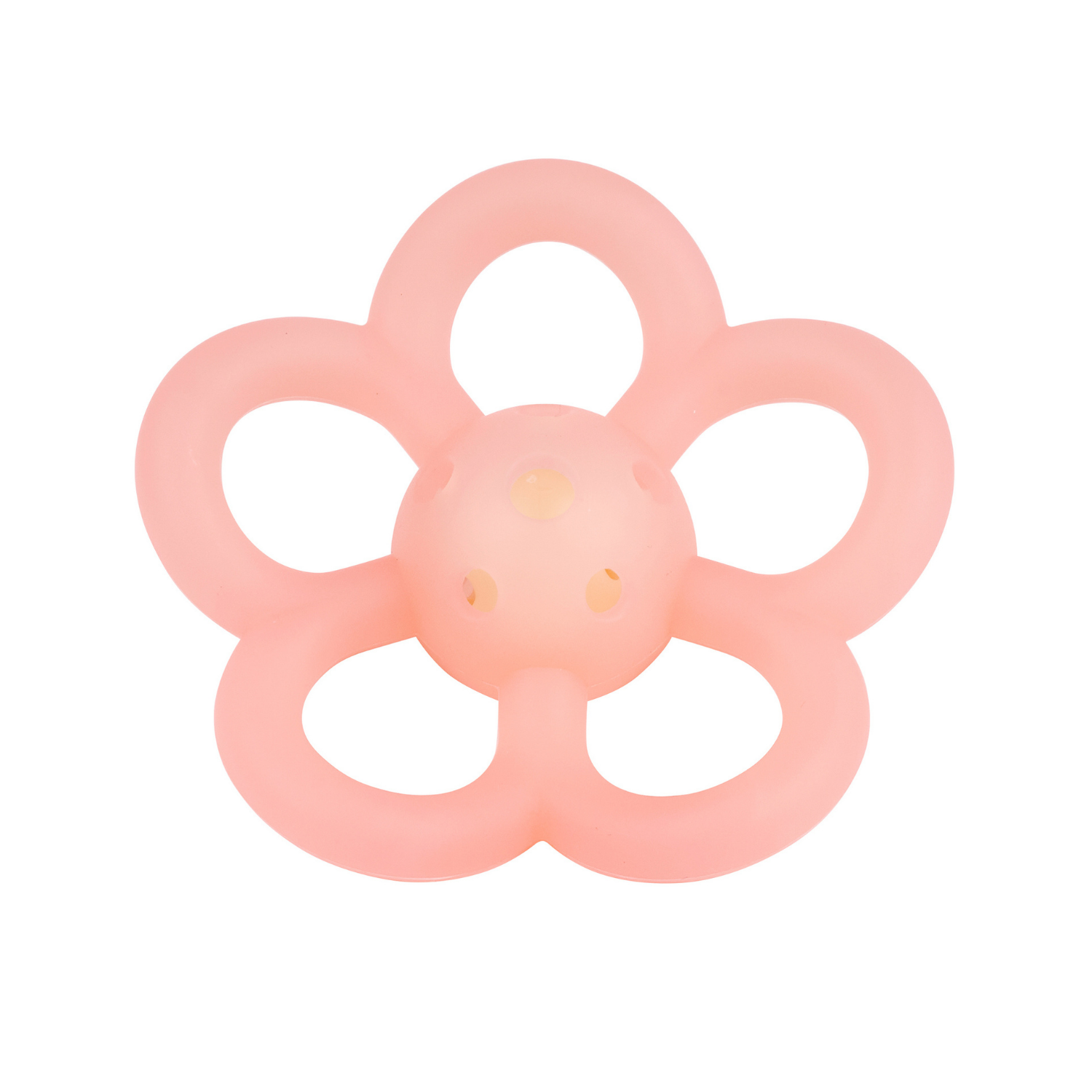 nattou-silikon-rassel-blume-10-cm-rosa image 1
