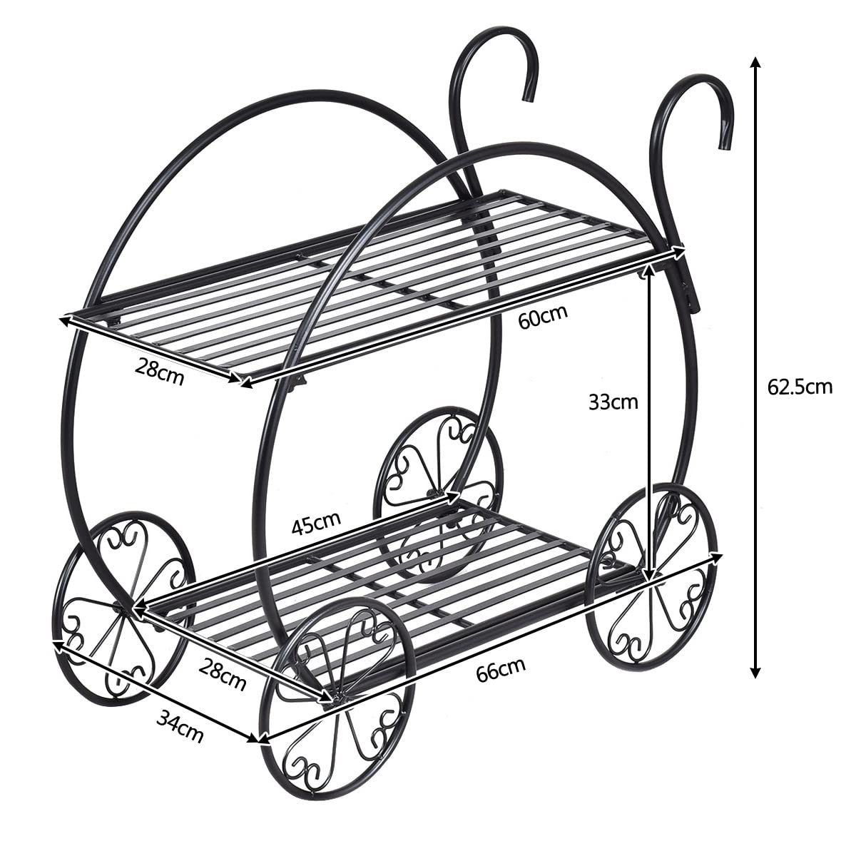 komfotteu-blumenst-nder-metall-pflanzwagen-mit-4-r-dern-und-2-griffen-67x34x60-c image 6